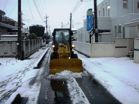 除雪作業