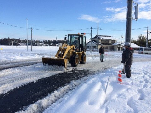 除雪作業