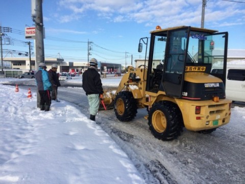 除雪作業